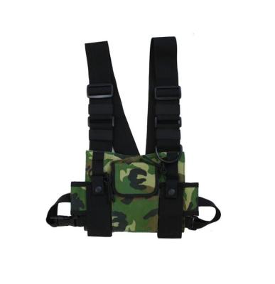 China Fashion Wholesale Custom Harness Universal Radio Chest Chest Rig Multi-Purpose Reflective Tactical Chest Rig Bag with Adjustable Straps for sale