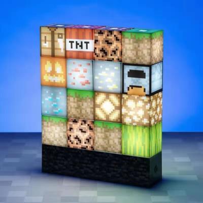 China Modern My World Lamp Building Block Quilting 16 Pieces My World Table Lamp Kids Room Playroom DIY My World Table Light for sale