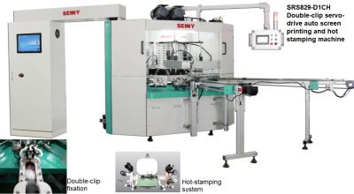 China 380V 1 Color Screen Printing Machine , 60Hz 2 Station Screen Printing Machine for sale