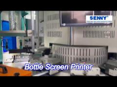 glass ceramics plastic  jar tube bottle screen printer hot stamping labeling machine