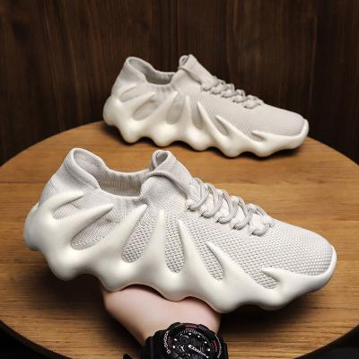 China Fashion Trend Men Shoes Size 36-44 New Sneaker Fashion Octopus Volcano 450 Single Sock Solid Black Beige OEM Customized for sale