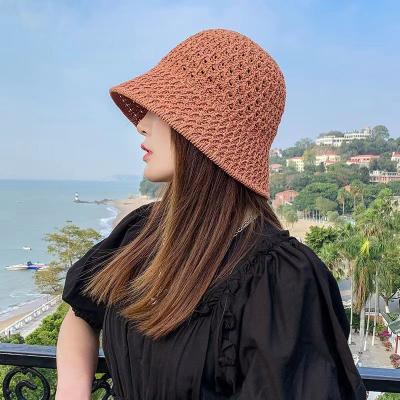 China Dobby Summer Women Sun Hat Protective Mesh Knitting Fashion Peaked Up Korean Outdoor Sports Leisure Letters Headband Cover Hat for sale