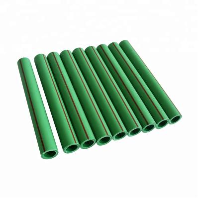 China Non-toxic dn32 S2.5 32mm 2.5Mpa PPR pipe and fittings manufacturer red tape line gray green white ppr pipe files chart for water supply for sale