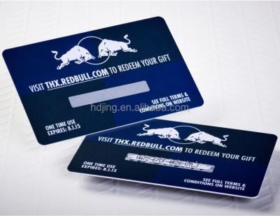 China Advertising Cheap Accepted Custom Price Order Gift Certificate , PVC Card Plastic Card Printing for sale