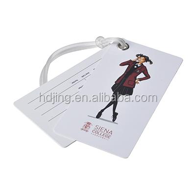 China Tied Loop For Hanger Personalized Kids Bag Promotional Tag Luggage Tag (HC-038) for sale