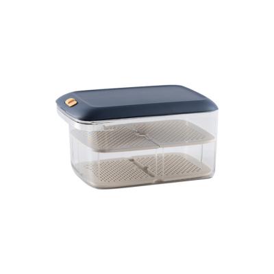 China Collapsible Freshness Preservation Plastic Food Storage Container Easy Clean for sale