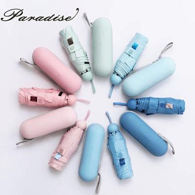 China Promotional Umbrella Small Mini Portable UV Foldable Umbrella Times OEM Cute New Design Pocket Custom Logo Umbrella for sale