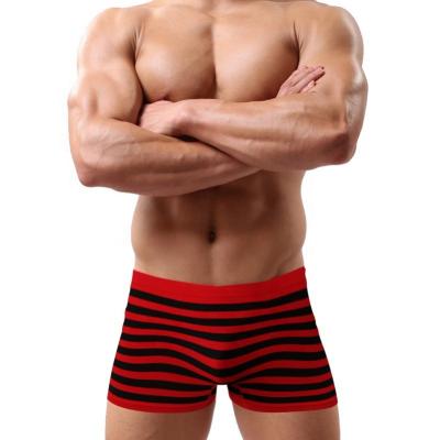 China Antibacterial Multi Colors Shape Seamless Nylon Tight Men Boxer Briefs Boxer Briefs Man Solid Underwear for sale