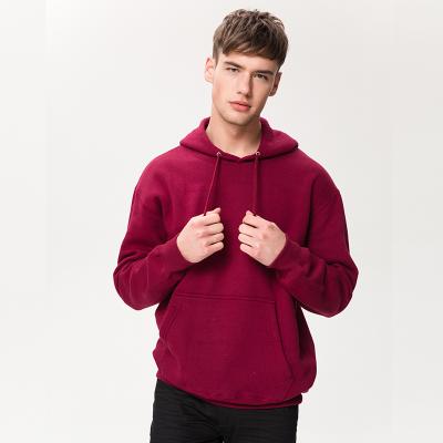 China Wholesale Custom 500g Mens Cotton Hoodies Cotton Polyester Hoodie Anti-Shrink for sale