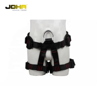 China High Tenacity Polyester Half Body Safety Harness CE EN361 Certificate For Rock Climbing for sale