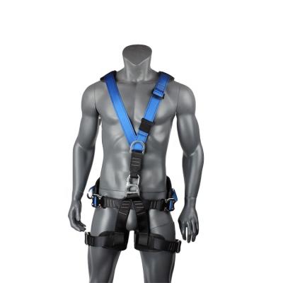 China High Tenacity Polyester High Grade Full Support Climbing Body Harness Safety Belt for sale