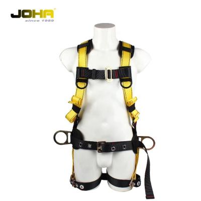 China High tenacity polyester CE EN 361 full punch holes joha high quality seat belt body harnesses for sale