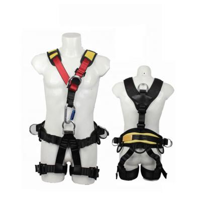 China High Tenacity Polyester OEM Customized Full Body Linesman Electric Safety Belt For Waist Work for sale