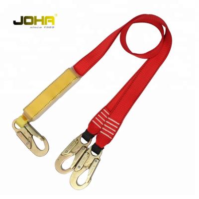 China High Tenacity Polyester Good Quality Fall Protection Seat Belt Lanyards for sale