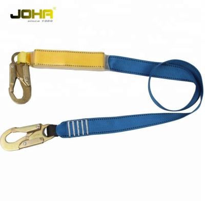 China Good Quality CE High Standard Polyester Tenacity Rope Safety Shock Absorbing Lanyard for sale