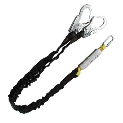 China High Tenacity Polyester CE Standard HD 173 Safety Energy Absorbing Lanyard for sale