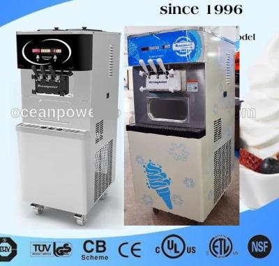 China Frozen Yogurt Soft Ice Cream Machine adopted by Chill,Yogurberry.OceanPower OP138CS Floor Standing.Very Reliable. for sale