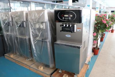 China 2+1 flavors 400cones/H Oceanpower classic soft ice cream making machine OP138CS for sale