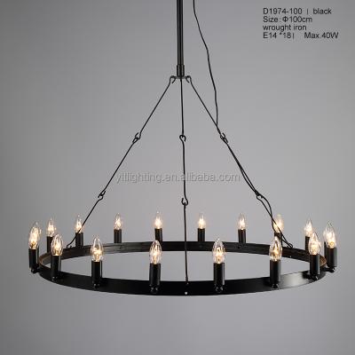 China Vintage 12/15/18/24/30/42/54 Edison Bulbs Vintage Loft Lamp Modern Decorative Iron Industrial Lamps Loft Iron Pendant Modern Hanging Lights for sale