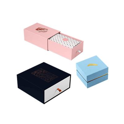 China Customized Printing Luxury Handmade Premium Harboard Drawer Rigid Sleeve and Tray Sliding Rigid Hard Paper Gift Box for sale