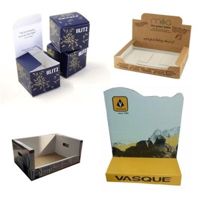 China Recyclable Custom Printed With Tear Tear Offline Cardboard Paper Display Box Customized for sale