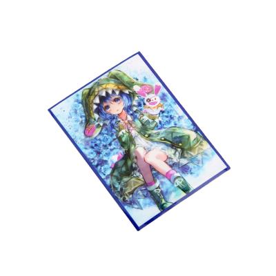 China Clear Sim Poly Holographic Game Card Sleeves Anime Trading Card Sleeves Yugioh for sale