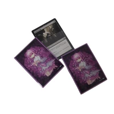 China Custom Holographic Card Sleeves For Yugioh Trading Protect Your Valuable Cards for sale