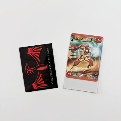 China Glossy Matte Gaming Custom Card Protector Sleeves 50 / 60 / 100pcs Per Pack for sale