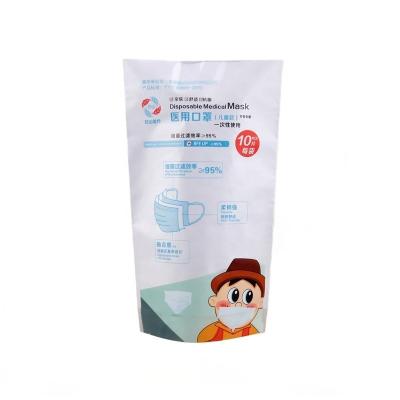 China Zipper Seal Printed Poly Bag Stand Up Pouch Plastic Socks Packaging Bag Moisture Proof for sale