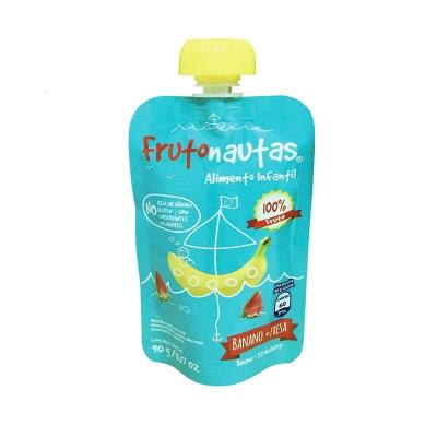 China Spout Pouch BAP Free Baby Food Packaging Bag Liquid Juice Drink Pouch With Screw Cap for sale