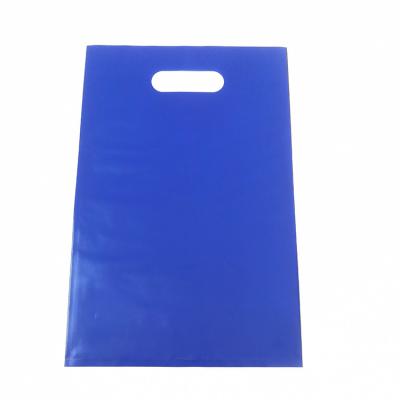 China Customized Color Small Plastic Handle Shopping Bag For Strong Poly Plastic Packaging for sale