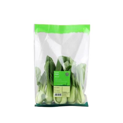 China Gravure Printing CPP Clear Plastic Packaging Bag For Fresh Vegetables Customized for sale