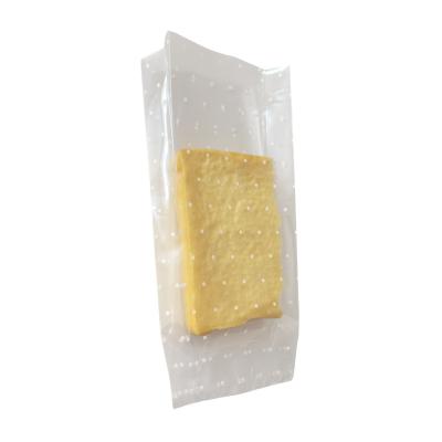 China Freshly Baked Bread Packaging Bags Custom Low Density Micro Perf Bags With Side Gusset for sale