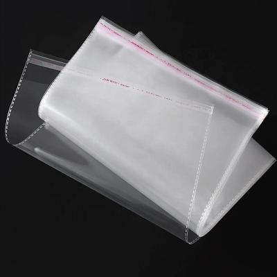 China Recyclable Self Sealing Cellophane Bags Transparent Clear Cello Plastic Poly Bag for sale