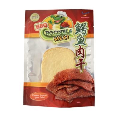 China Smell Proof Windowed Beef Jerky Packaging Bags PET / VMPET / PE Material For Nuts Kernels for sale