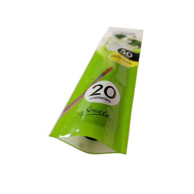 China Custom Order Accepted Smell Proof 1pcs Pre-Roll Plastic Tubes Packaging Sachets for sale