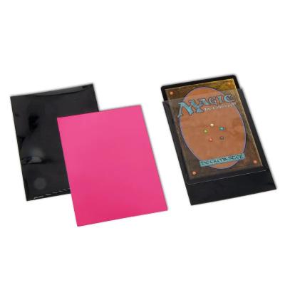 China Wholesale Customized Size Colorful Cards Box Protector Plastic Playing Gaming Sleeves for sale