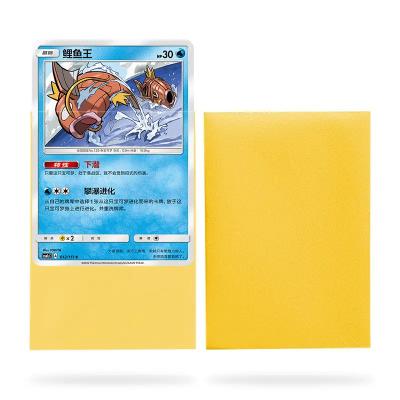 China Wholesale 100 Packs Color Matte Trading Yugioh Card Japanese Size 62x89mm Board Game Playing Card Sleeves for sale