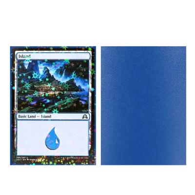 China Galaxy Effects Hologram Mtg Standard Size Non Rub Off Matte Back Holographic Card Sleeves for sale