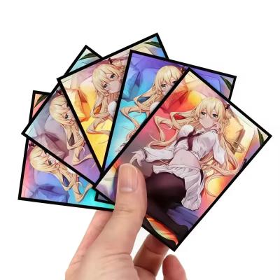 China Custom 67*92mm Anime Printing Protectors Sexy Card Sleeves for sale