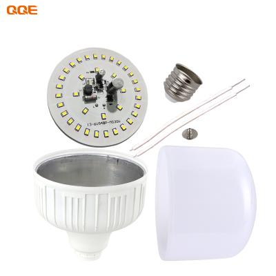 China Residential High Quality Aluminum Housing Light Bulb SKD 20W 30W 40W 50W T Shape Led Bulb E27 B22 Bulb Raw Material for sale