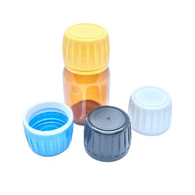 China Child Evident Tamper Proof/Tamper Evident Screw Cap 28mm With PE Cone Liner For Syrup Juice Bottles DIN28MM for sale