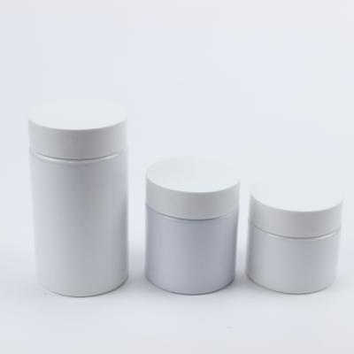 China Personal Care Wholesale 90ml 120ml 230ml White Plastic Jar With 52mm White Plastic Child Resistant Cap for sale