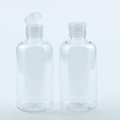 China Wholesale Hot Transparent Plastic Top Cap PET Personal Care Plastic Flip Bottle With 24/410 28/410 38/400 PP Plastic Flip Top Cap For Bottles for sale