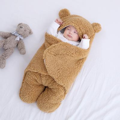 China C'dear GOTS Bebe Envelope Sack Newborn Baby Sleep Sack Breathable Warm Thick Infant Baby Rompers Split-Leg Fleece Winter Sleep Sacks for sale