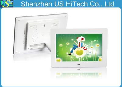 China 1024x600 Calendar / Clock Hd Digital Picture Frame 10 Inch Advertising Display for sale