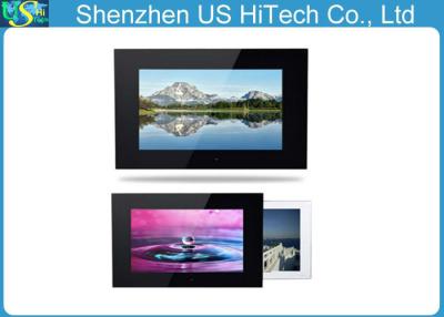 China White / Black 8 Inch TFT LCD Wireless Digital Picture Frame For Adertisement for sale