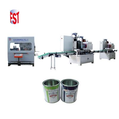 China Chemical Automatic Tin Can Production Line Making Machine For Paint Cans for sale