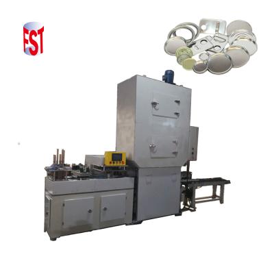 China Full automatic food curling and composite lining machine for rectangle can for sale