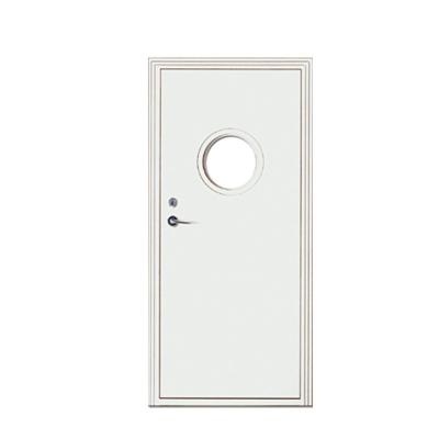 China Modern Single Hot Sale Customized Apartment Security Fire Retardant Steel Fire Rated Single Steel Door With Glass for sale